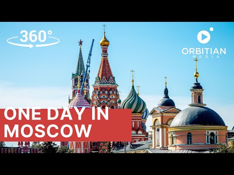 One Day in Moscow Trailer - VR/360° guided city tour (8K resolution)