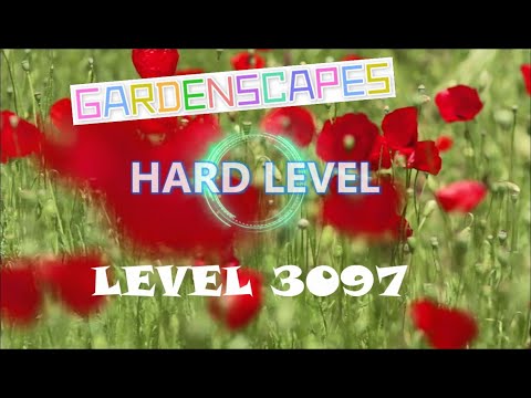 GARDENSCAPES 3097 HARD LEVEL WITHOUT BOOSTERS