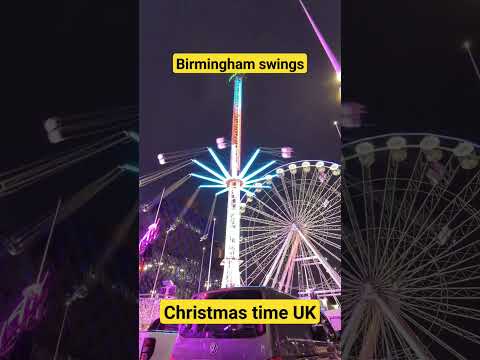 Screams Birmingham swings adventure fun Christmas time UK #uk #christmas #shorts #fun