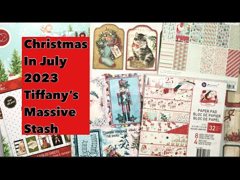 Christmas in July 2023 Tiffany’s Massive Christmas stash walkthrough Part1 (PLUS a sneak peek)