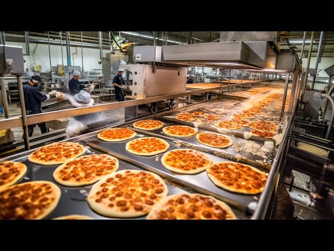 How Frozen Pizza is Made in Factories | HOW IT'S MADE