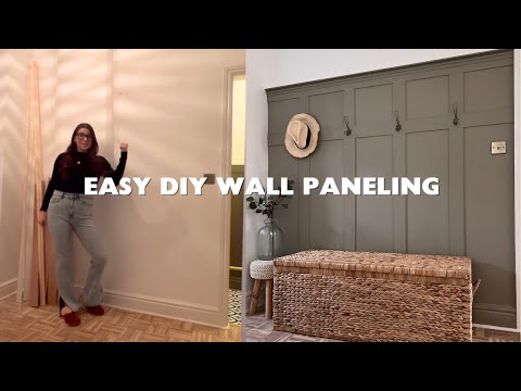 Beginner Friendly DIY Wall Paneling!