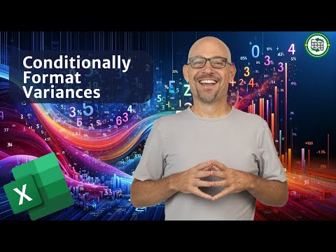 Excel How to Conditionally Format Variances