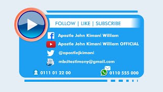 Benefits of Prayer and Fasting || Apostle John Kimani William