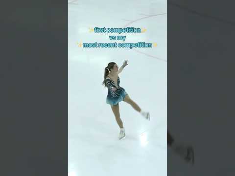 has my skating improved??🙈❄️⛸️✨ #figureskating #iceskater #figureskater #iceskating #wintersport