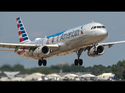 American Airlines A321 Honor Flight - EAA AirVenture Oshkosh 2023