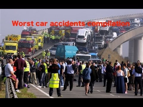 ※Do not Watch※HD  Crazy  Car Crash Compilation 　Horrible accident !!　No64