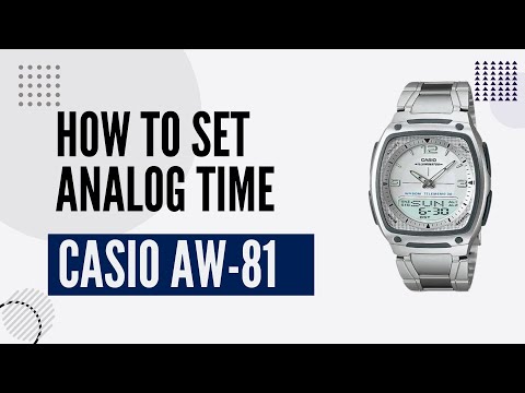 Confused with Casio Dual Time Watch Settings? Set Analog Time Easily