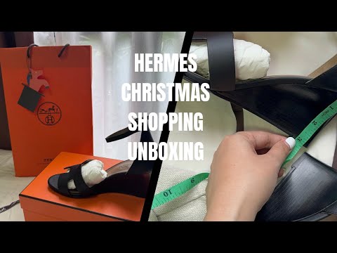 Hermes Christmas Shopping Unboxing | Legend Sandals | Is it comfortable?