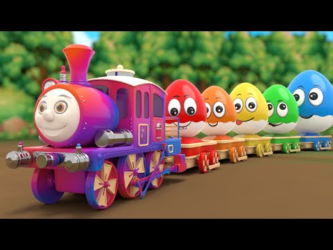 Train Choo Choo Song | Newborn Baby Songs & Nursery Rhymes - Kooxa Toys