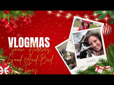 Vlogmas Day 13: Snowfall, Books and Wine, and a Bad Day