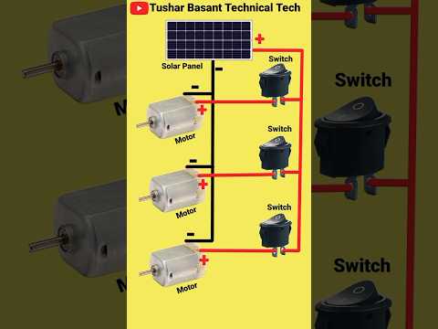 DC motor's Connection DIY project #shorts