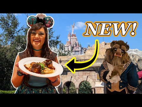 Be Our Guest delish NEW MENU🌹Disney World Magic Kingdom food review