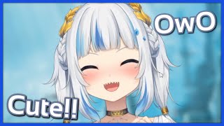 Over 110K People Died Of Cuteness Over Gura's NEW Outfit!【Hololive EN】