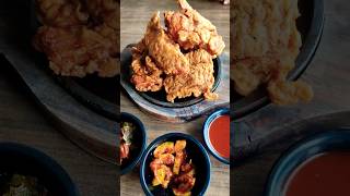 Korean Crispy chicken 🍗  #koreanfoodlover #koreanfood #koreancuisine #mukbang #koreanfriedchicken