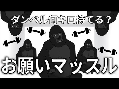 ゴリラオンステージ「お願いマッスル/ダンベル何キロ持てる？OPテーマ」