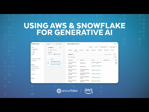 LAB | A Conversational Gen AI Solution Built Using Agents For Amazon Bedrock And Snowflake Cortex