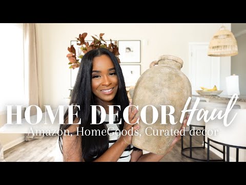 COLLECTIVE HOME DECOR HAUL 2024 | Amazon, HomeGoods, Facebook Marketplace, Organic Modern, Vintage..