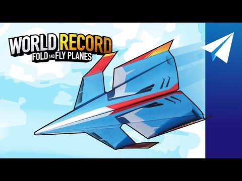 How to Fold Super Canard Paper Airplane | Design by John Collins | World Record Fold and Fly Planes