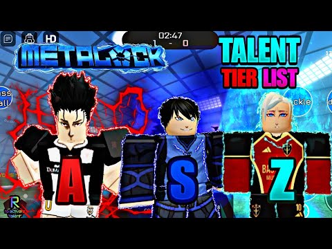 TIER LIST DE TODOS OS TALENTOS DO META LOCK "NOVO" JOGO DE BLUE LOCK DO ROBLOX