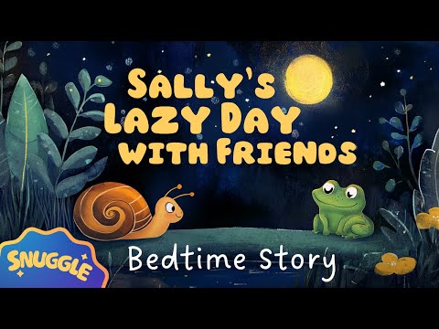 🐌 Sally’s Lazy Day with Friends 🐌 Peaceful Bedtime Story for Kids with Relaxing Music