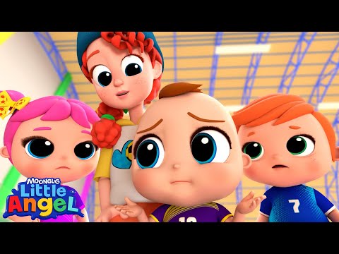 Shoelace Trouble! Help Me Tie My Shoes | Little Angel And Friends Kid Songs