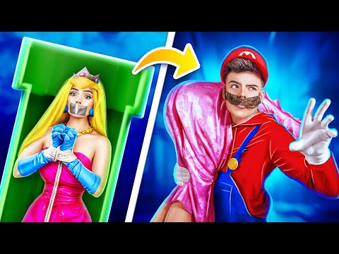 Princess Peach is Missing! How to Become Super Mario Bros in Real Life!