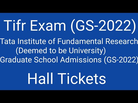 Tifr Exam (GS-2022) Hall Ticket 🙄🙄 Latest Update 🙏#shorts #tifr #tifr2022