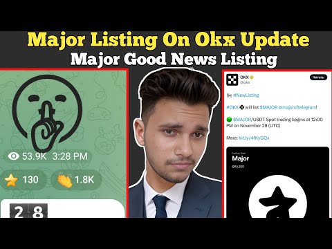 Major Listing On Okx update | Major Good News Listing Date | Major Price