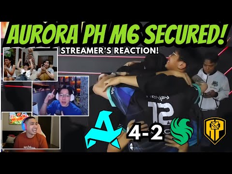 Aurora Philippines Is Going To Malaysia For M6! Streamer's Reaction!