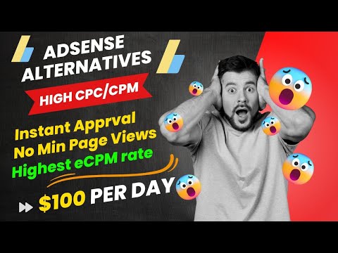 Best high paying Google AdSense alternatives 2023 | High CPC CPM | Ads Network With Instant Approval