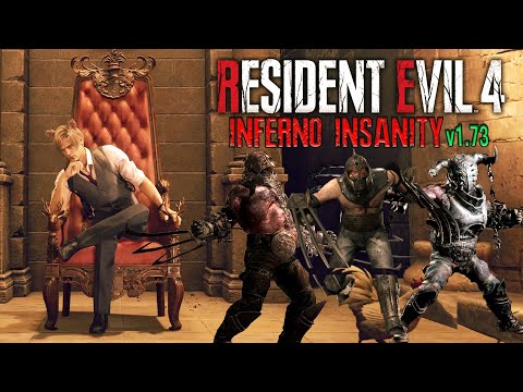 【城編クリア】倍速のガラドールが4体同時出現！ネコミミ最大のピンチ ＃４【Resident Evil ４ INFERNO INSANITY V1.73】