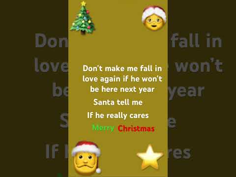 #first #santatellme #christmas | I tried my best