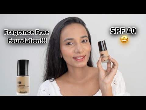 New The Derma Co Foundation Review & Swatches