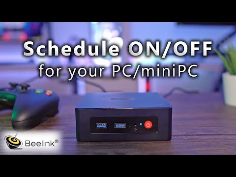 How to schedule Shutdown and Power On for your Windows miniPC from Beelink