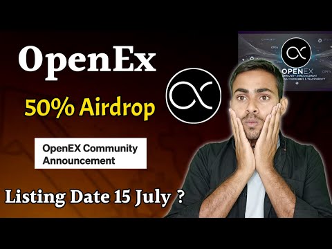 OpenEx Mining Airdrop Announced 50%🤩|| Satoshi OEX Mining New Update || Core Dao OEX Listing Date