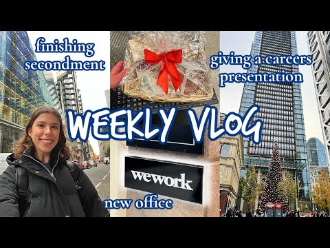 STUDENT ACTUARY VLOG #15 | my WeWork RETURN + secondment is over