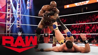 Shelton Benjamin vs. Austin Theory: Raw, Nov. 7, 2022