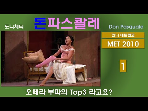 오페라부파의 TOP3를 보다-도니체티-돈파스콸레(1/3)-뉴욕메트2010년