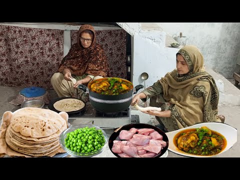 Sham Ka Special Khana Mater Chicken Recipe | Village Food Streets | Irma's family vlog