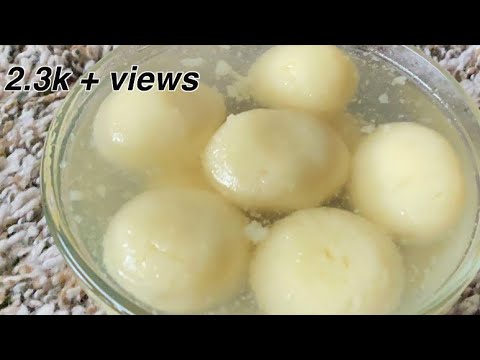 Sponge Rasgulla recipe, Bengali sweet Rasgulla, chenna Rasgulla,