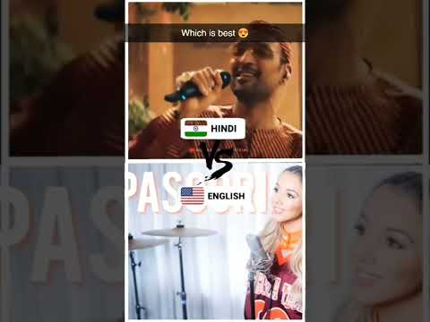 which is best ? Pasoori | Ali Sethi Vs Emma Heesters | Hindi Vs English | Song #songs #shorts