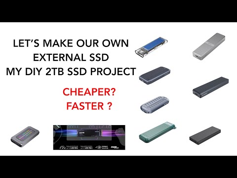 How to make a FAST External SSD (Solid State Drive) with 2TB