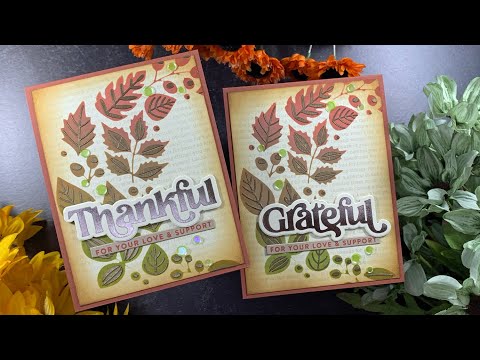 Autumn Cascade Cards