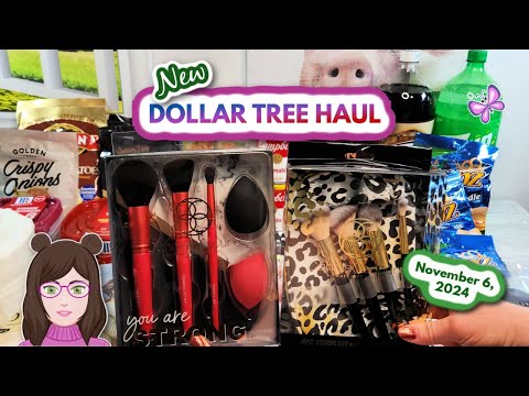 Awesome NEW DOLLAR TREE HAUL!  Amazing Finds!! November 6, 2024