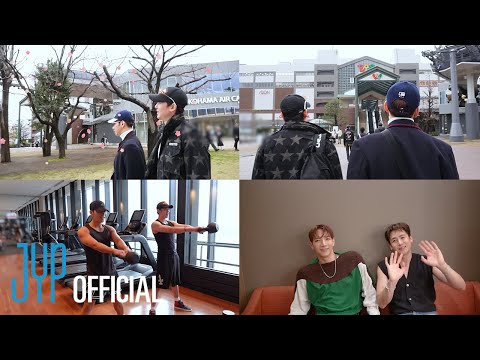 [VLOG] JUN. K, NICHKHUN in YOKOHAMA #2| Sightseeing🎡 | Workout Before the Show🏋 | IDOL RADIO LIVE🎤