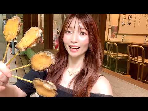 [Subtitled] Eating abalone in Atami is the best! Enjoy gourmet food and sightseeing on a day trip!