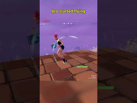 bro started flying 💀 #Fortnite #fortniteclips