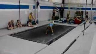 emily on trampoline