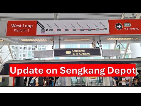 NEW - UPDATED! 2024 Singapore Sengkang LRT West Loop, Sengkang LRT to The Seletar Mall by Platform 1